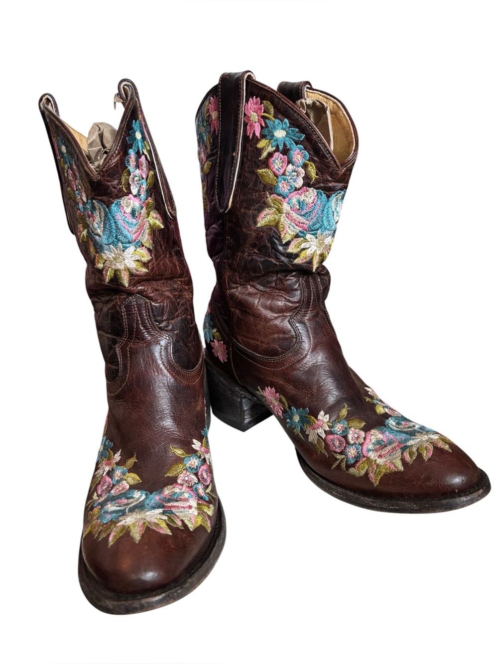 Anna Sui by Old Gringo Embroidered Boots